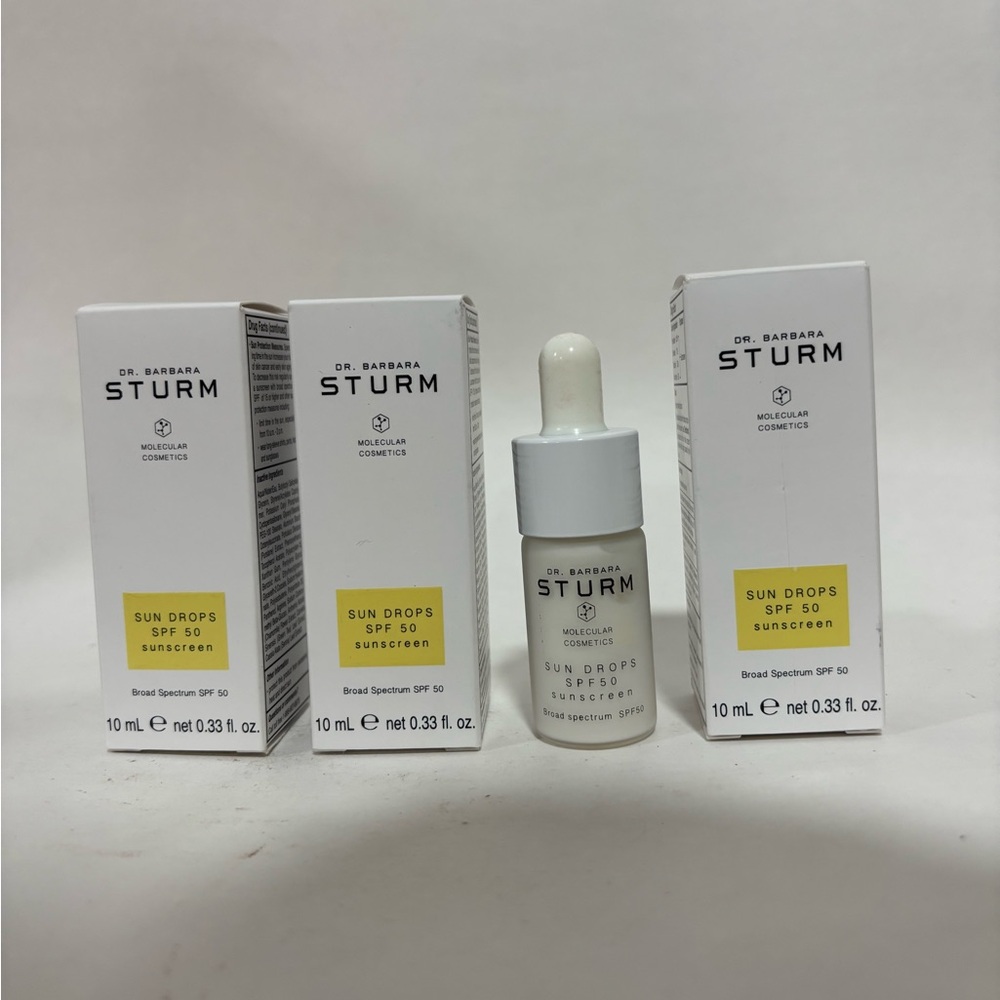 Dr Barbara Sturm Sun Drops spf 50 0.33OZ Boxed Lot of 3 , EXP 09/2027